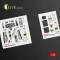 Kelik MiG-29A (9-12) Fulcrum interior 3D decals for GWH kit 1:48 (K48040)
