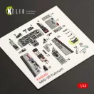 Kelik MiG-29A (9-12) Fulcrum interior 3D decals for GWH kit 1:48 (K48040)