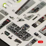   Kelik MiG-29A (9-12) Fulcrum interior 3D decals for GWH kit 1:48 (K48040)
