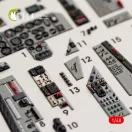 Kelik MiG-29A (9-12) Fulcrum interior 3D decals for GWH kit 1:48 (K48040)