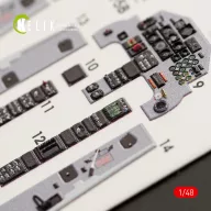   Kelik F-5B Freedom Fighter interior 3D decals for Kinetic kit 1:48 (K48041)