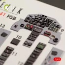 Kelik F-5B Freedom Fighter interior 3D decals for Kinetic kit 1:48 (K48041)