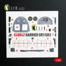 Kelik Harrier GR1/GR3 interior 3D decals for Kinetic kit 1:48 (K48042)