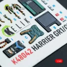 Kelik Harrier GR1/GR3 interior 3D decals for Kinetic kit 1:48 (K48042)