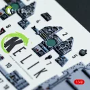 Kelik Harrier GR1/GR3 interior 3D decals for Kinetic kit 1:48 (K48042)