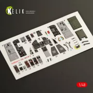   Kelik F-15C MSIP II Eagle interior 3D decals for GWH kit 1:48 (K48044)