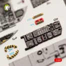 Kelik F-15C MSIP II Eagle interior 3D decals for GWH kit 1:48 (K48044)