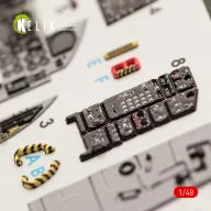   Kelik F-15C MSIP II Eagle interior 3D decals for GWH kit 1:48 (K48044)