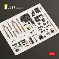   Kelik Bristol Beaufort Mk.1 type 2 interior 3D decals for ICM kit 1:48 (K48045)