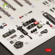   Kelik Bristol Beaufort Mk.1 type 2 interior 3D decals for ICM kit 1:48 (K48045)