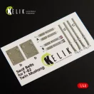 Kelik F-82 E/H Twin Mustang interior 3D decals for Modelsvit 1:48 (K48046)