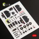 Kelik F-82 E/H Twin Mustang interior 3D decals for Modelsvit 1:48 (K48046)