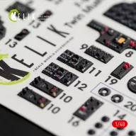   Kelik F-82 E/H Twin Mustang interior 3D decals for Modelsvit 1:48 (K48046)