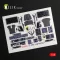 Kelik F-35A Lightning II interior 3D decals for Kitty Hawk / Zimimodel kit 1:48 (K48047)