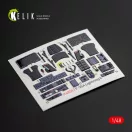Kelik F-35A Lightning II interior 3D decals for Kitty Hawk / Zimimodel kit 1:48 (K48047)