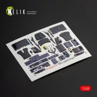   Kelik F-35A Lightning II interior 3D decals for Kitty Hawk / Zimimodel kit 1:48 (K48047)