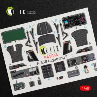   Kelik F-35B Lightning II interior 3D decals for Kitty Hawk / Zimimodel kit 1:48 (K48048)
