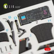   Kelik F-35B Lightning II interior 3D decals for Kitty Hawk / Zimimodel kit 1:48 (K48048)