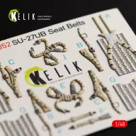   Kelik SU-27UB Flanker interior 3D decals for GWH kit 1:48 (K48052)