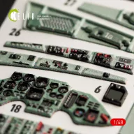   Kelik SU-27UB Flanker interior 3D decals for GWH kit 1:48 (K48052)