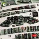 Kelik SU-27UB Flanker interior 3D decals for GWH kit 1:48 (K48052)