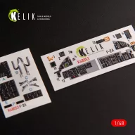   Kelik JASDF F-2A interior 3D decals for Hasegawa kit 1:48 (K48053)