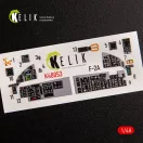 Kelik JASDF F-2A interior 3D decals for Hasegawa kit 1:48 (K48053)
