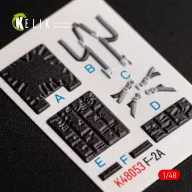   Kelik JASDF F-2A interior 3D decals for Hasegawa kit 1:48 (K48053)
