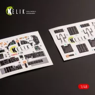   Kelik JASDF F-2B interior 3D decals for Hasegawa kit 1:48 (K48054)