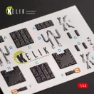 Kelik JASDF F-2B interior 3D decals for Hasegawa kit 1:48 (K48054)