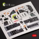 Kelik JASDF F-2B interior 3D decals for Hasegawa kit 1:48 (K48054)