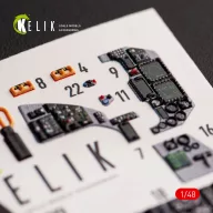   Kelik JASDF F-2B interior 3D decals for Hasegawa kit 1:48 (K48054)