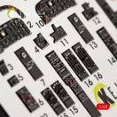 Kelik IA-58 Pucara interior 3D decals for Kinetic kit 1:48 (K48055)