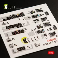  Kelik T-50 ROKAF interior 3D decals for Academy kit 1:48 (K48057)