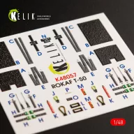   Kelik T-50 ROKAF interior 3D decals for Academy kit 1:48 (K48057)
