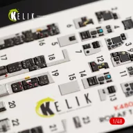   Kelik T-50 ROKAF interior 3D decals for Academy kit 1:48 (K48057)