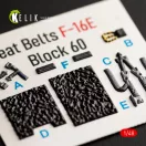 Kelik F-16E Desert Vipers Block 60 interior 3D decals for Kinetic kit 1:48 (K48060)