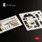 Kelik F4U-1A Corsair interior 3D decals for Tamiya kit 1:48 (K48061)