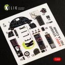 Kelik F4U-1A Corsair interior 3D decals for Tamiya kit 1:48 (K48061)