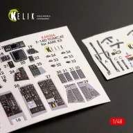   Kelik F-14D Tomcat interior 3D decals for AMK kit 1:48 (K48064)