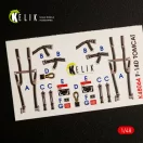 Kelik F-14D Tomcat interior 3D decals for AMK kit 1:48 (K48064)