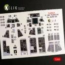 Kelik F-14D Tomcat interior 3D decals for AMK kit 1:48 (K48064)