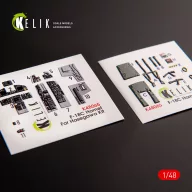   Kelik F-18C Hornet interior 3D decals for Hasegawa kit 1:48 (K48065)
