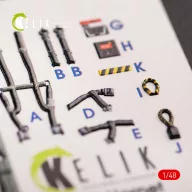   Kelik F-18C Hornet interior 3D decals for Hasegawa kit 1:48 (K48065)
