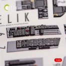 Kelik F-18C Hornet interior 3D decals for Hasegawa kit 1:48 (K48065)