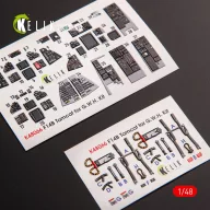   Kelik F-14B Tomcat interior 3D decals for GWH kit 1:48 (K48066)