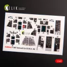 Kelik F-14B Tomcat interior 3D decals for GWH kit 1:48 (K48066)