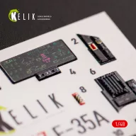 Kelik F-35A interior 3D decals for Tamiya kit 1:48 (K48067)