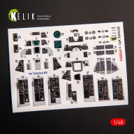   Kelik F-14A Tomcat late interior 3D decals for Tamiya kit 1:48 (K48068)