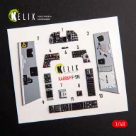 Kelik F-5N interior 3D decals for AFV Club kit 1:48 (K48069)